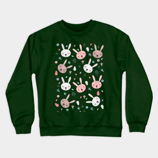 Cute bunnies Crewneck Sweatshirt by Aversome